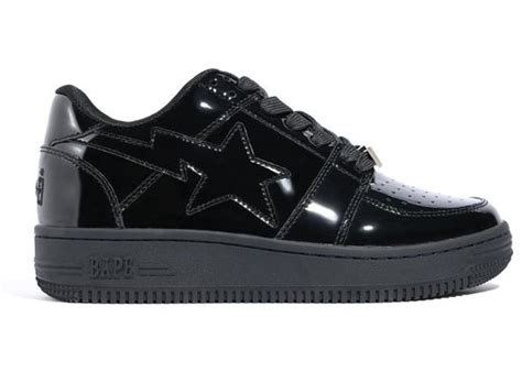 full black bapestas.